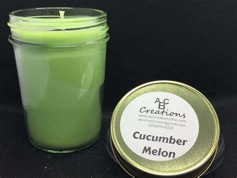 Cucumber Melon Soy Candle - ABC Creations of NC