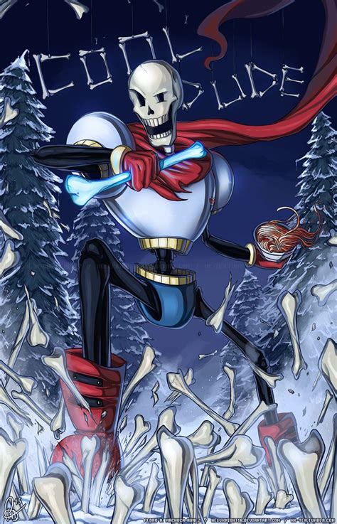 UNDERTALE - Cool Dude Papyrus by Hellknight10.deviantart.com on ...