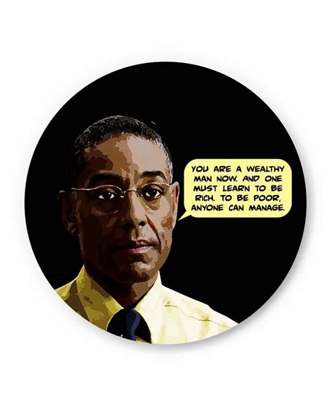 Gus Fring Breaking Bad Inspired Fan Art Quote Fridge Magnet | Art ...