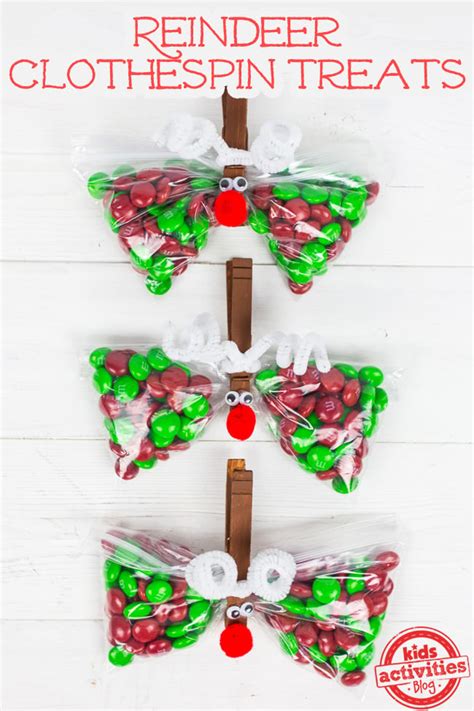 Make Reindeer Treat Bags for Christmas Party Favors | Kids Activities Blog