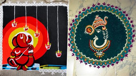 Festivals & Events News | Easy and Creative Lord Ganesha Rangoli Ideas ...