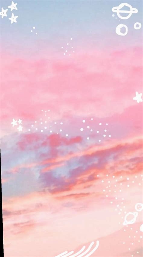 Download iPad Pro Cute Aesthetic Pink Sky Wallpaper | Wallpapers.com