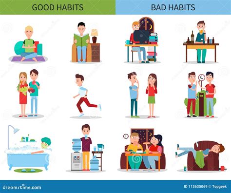 Good Habits And Bad Habits Chart