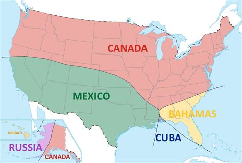 Borders of the United States - Vivid Maps