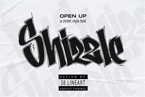 Shizzle - Graffiti Font - Design Cuts