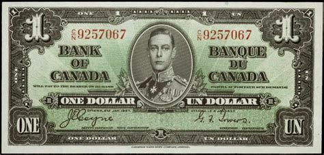 Bank of Canada 1937 One Dollar Bill|World Banknotes & Coins Pictures ...