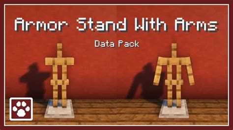 Armor Stand With Arms | Data Pack 1.20.5+ Minecraft Data Pack