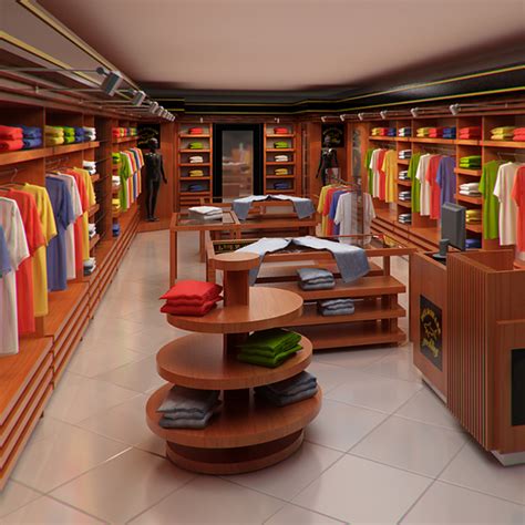 Clothing Store interior for Men and Women (Render 3D Model - FlatPyramid