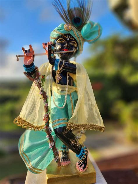 Govinda Krishna 12 inch marble deity preorder - Remember Krishna