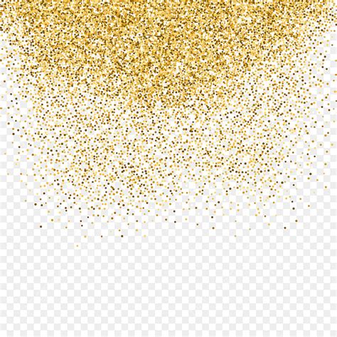 Party Gold Confetti Vector Hd Images, Gold Confetti Background 0706 ...