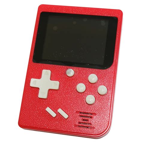 129 Red Portable Handheld Retro Pocket Video Game System Classic Retro ...