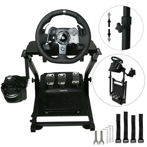 NEW RACING SIMULATOR STEERING WHEEL STAND FOR LOGITECH G920 PS4 518TMS ...