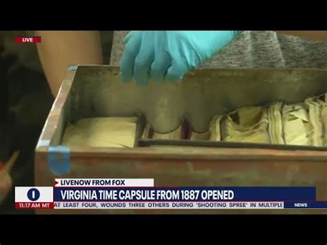 Virginia 1887 time capsule just opened: Here's what's inside | LiveNOW ...