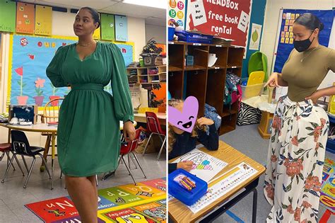 Curvy teacher slammed for tight, ‘inappropriate’ outfits, ‘booty pics’