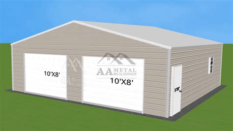 30x30 Two Car Metal Garage - Strong, Durable Garages With Endless ...