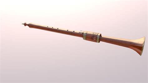 Medieval Music Instrument Alto Shawm 3D Model $12 - .obj .fbx .c4d - Free3D