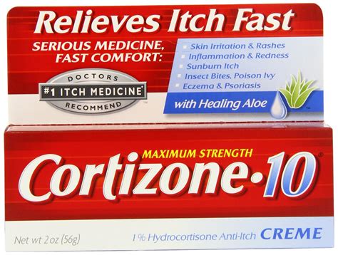 Amazon.com: Cortizone-10 Max Strength Cortizone-10 Crme, 2oz Boxes ...