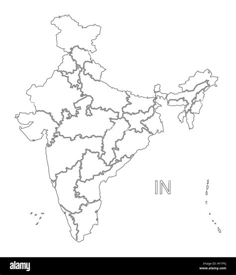 24 Map Of India Outline With States : Free Coloring Pages