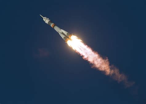 HD wallpaper: launch, soyuz, rocket, mission, transport, flying, sky ...