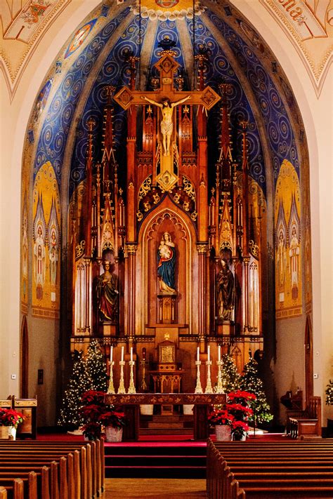 Saint Mary Catholic Church Altar Backdrop