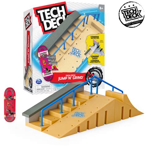 Tech Deck, Jump N’ Grind X-Connect Fingerboard Skate Park Playset ...