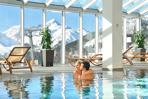 Hotel with panoramic indoor swimming pool, Hotel Almschlössl ...