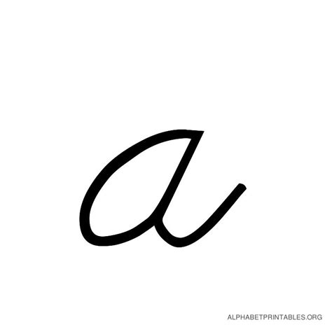 Letter A In Cursive | Free download on ClipArtMag