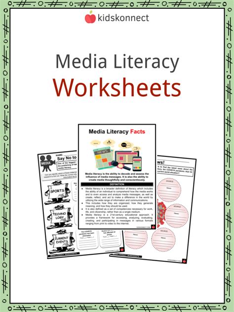 Media Literacy Worksheets For Kids - Downloadable PDF Unit