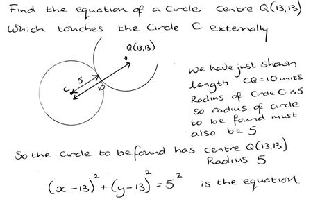 Further Maths (WJEC) / C2 COORDINATE GEOMETRY OF THE CIRCLE