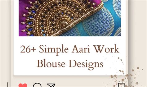 26+ Simple Aari Work Blouse Designs in 2024 - SizeSavvy