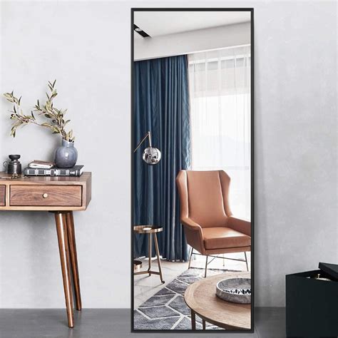 Full Length Mirror Floor Mirror Hanging/Leaning Large Wall Mounted ...