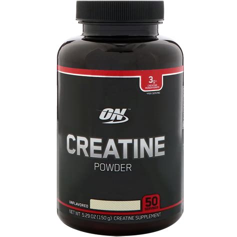 Optimum Nutrition, Creatine Powder, Unflavored, 5.29 oz (150 g) - iHerb