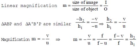 Mirror Formula and Magnification - Light Reflection and Refraction ...