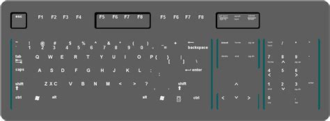 Dell Computer Keyboard Clipart