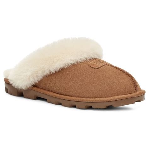 Ugg Women's Coquette Slipper Chestnut, 17mm Twinface Sheepskin Upper ...