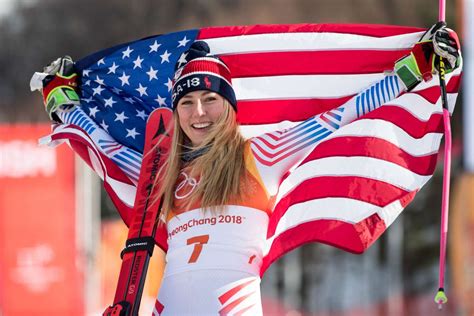 Mikaela Shiffrin: Award ceremony ALPINE SKIING at Olympic Winter Games ...