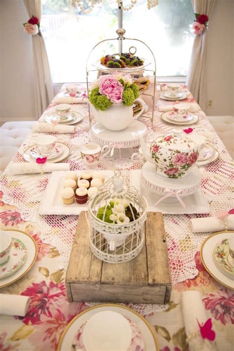 Kara's Party Ideas Colorful Tea Party | Kara's Party Ideas