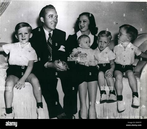 Jul. 07, 1938 - Bing Crosby & Family Stock Photo - Alamy