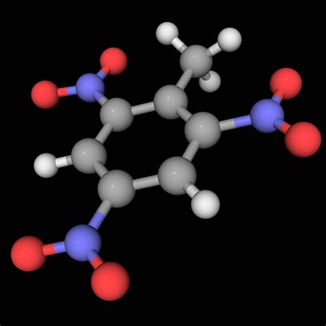 Trinitrotoluene Tnt Molecule Photograph by Laguna Design/science Photo ...