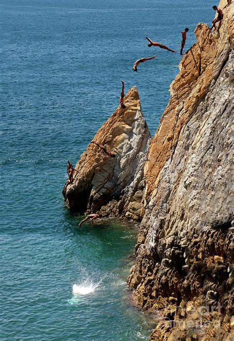 Famous cliff diver of Acapulco Mexico Photograph by Anthony Totah | Pixels