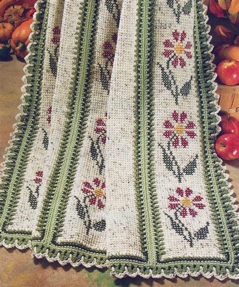 tunisian crochet garden afghan | Afghan crochet patterns, Crochet ...