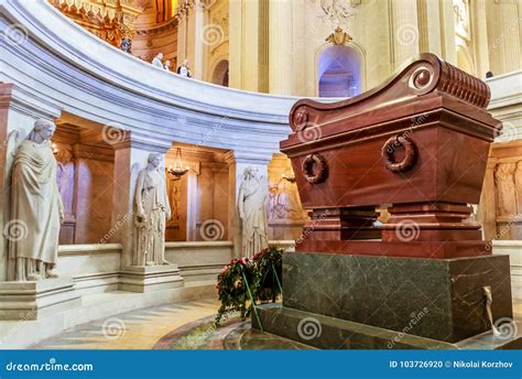 The Tomb Of Napoleon Bonaparte.The St. Louis Cathedral Invalides. Paris ...