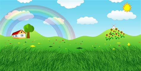 Cute Cartoon Backgrounds Nature