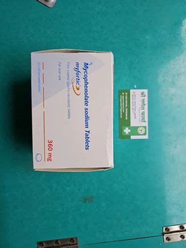 Myfortic 360mg at Rs 400 in Pimpri Chinchwad | ID: 2853104379062