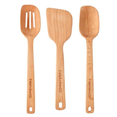 Calphalon 3 Piece Solid Wood Spatula Set | Wayfair