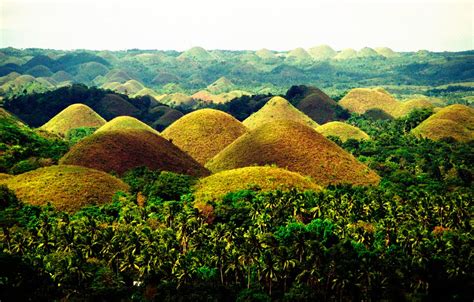 PHILIPPINES,The Pearl Of The East: Chocolate Hills in "BOHOL"