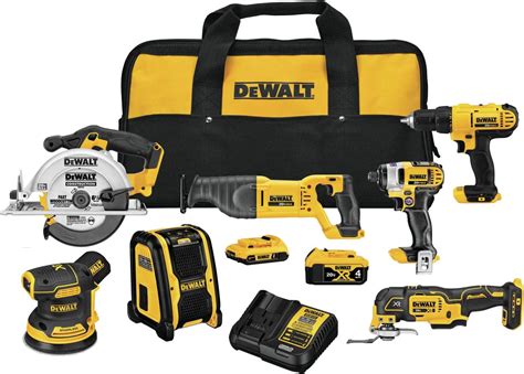 DEWALT 20V MAX* Cordless Drill Combo Kit, 7-Tool (DCK771D1M1) - Amazon.com