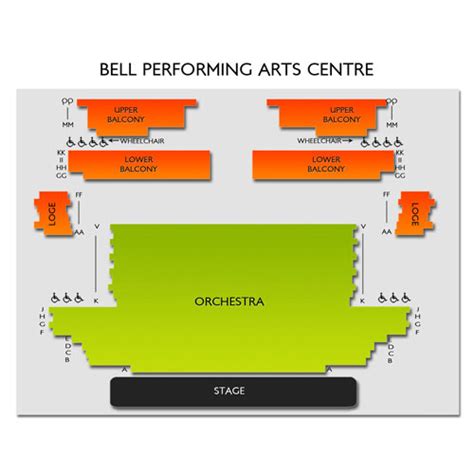 Bell Performing Arts Centre Seating Chart | Vivid Seats