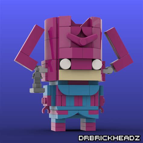 LEGO MOC Galactus + Silver Surfer Custom Brickheadz by DrBrickheadz ...