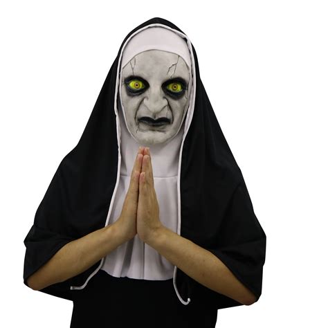 2019-The-Nun-Horror-Mask-The-Conjuring-Valak-Cosplay-Mask-Full-Head ...